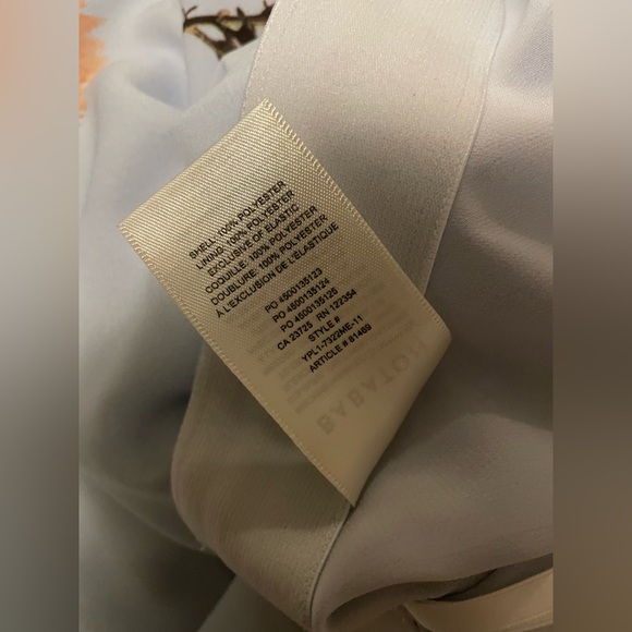 Babaton Light Blue Floral Mini Slip Skirt - Picture 6 of 6